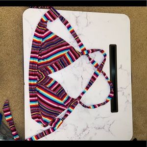 Multicolored Bikini Top